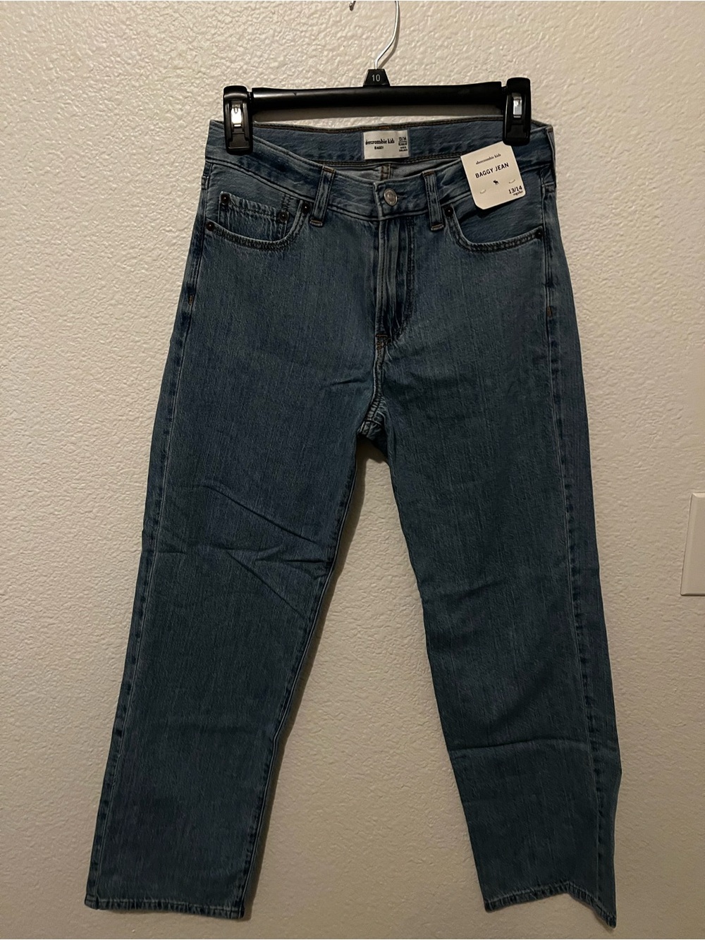 abercrombie kids Baggy Jeans in Medium Blue